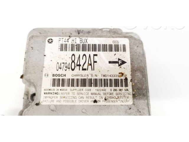 Блок подушек безопасности 04794842AF, 0285001506   Chrysler PT Cruiser