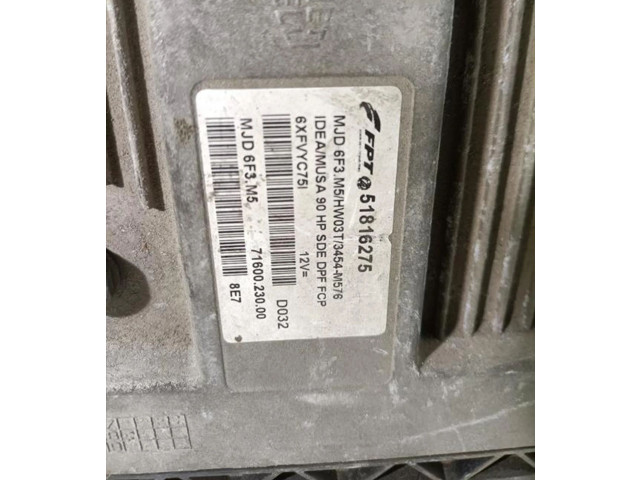 Řídící jednotka 51854480   Lancia Musa 2007