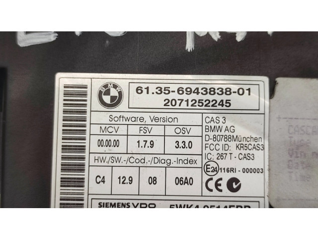 Řídící jednotka 6943838, 61356943838   BMW X5 E70 2008