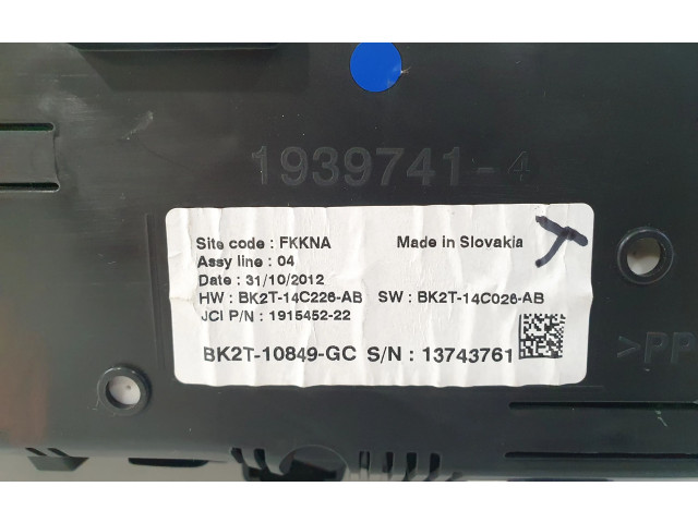 Přístrojová deska  Ford Transit Custom 2014 BK2T10849GC  