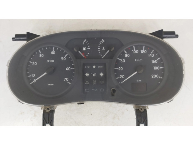 Панель приборов 216501761, P8200176654B   Renault Kangoo I       