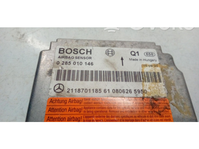 Блок подушек безопасности 0285010146, 2118701185   Mercedes-Benz E W211