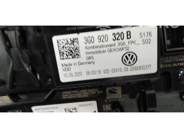 Přístrojová deska  Volkswagen Tiguan 2021 3G0920320B  