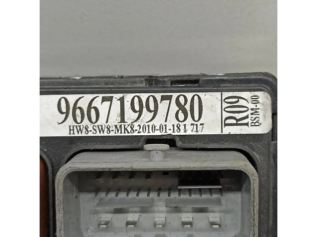 Pojistková skříňka Řídící jednotka BSM 9667199780   Peugeot 207 2010