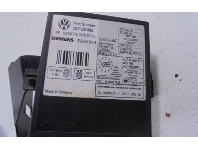 Блок комфорта 7D0959800, 7D0959800   Volkswagen Transporter - Caravelle T4   