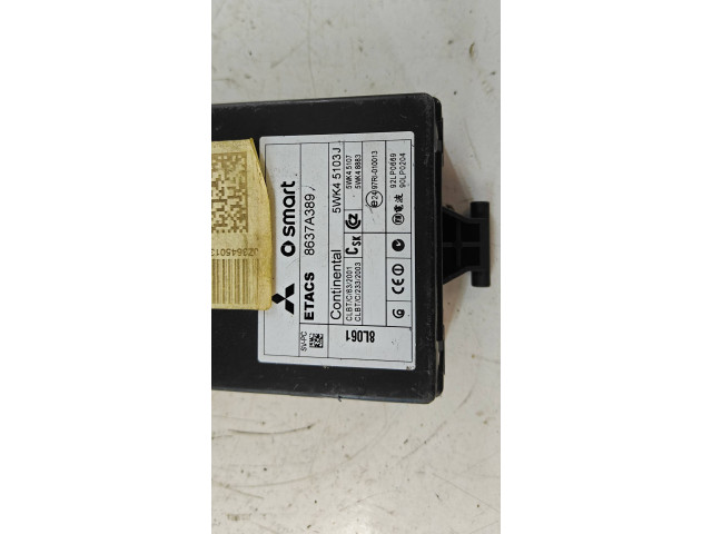 Блок управления двигателем Блок управления 8637a389   Mitsubishi Colt