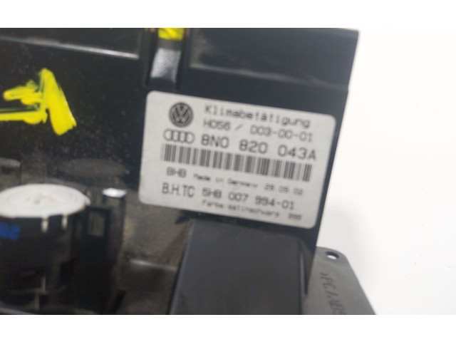 Блок управления климат-контролем 8N0820043AB98, 8N0820043A   Audi TT Mk1