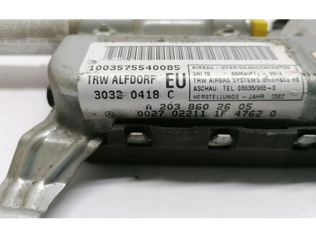 Подушка безопасности двери A2038602605   Mercedes-Benz C W202