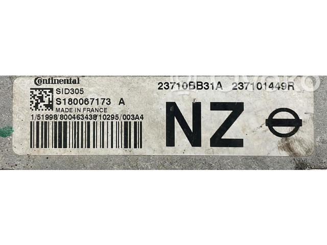 Řídící jednotka 23710BB31A, 23710BB31A   Nissan Qashqai 2008