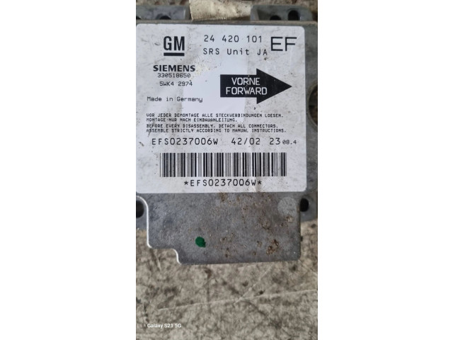 Блок подушек безопасности 24420101, EFS0237006W   Opel Omega A