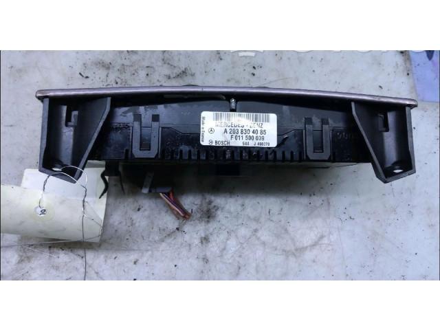 Блок управления климат-контролем 2038304185, A2038304085   Mercedes-Benz CLC CL203