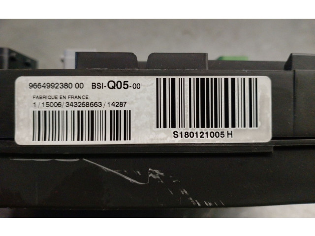 Pojistková skříňka Řídící jednotka BSM 9664992380, S180121005H   Peugeot 508 2014
