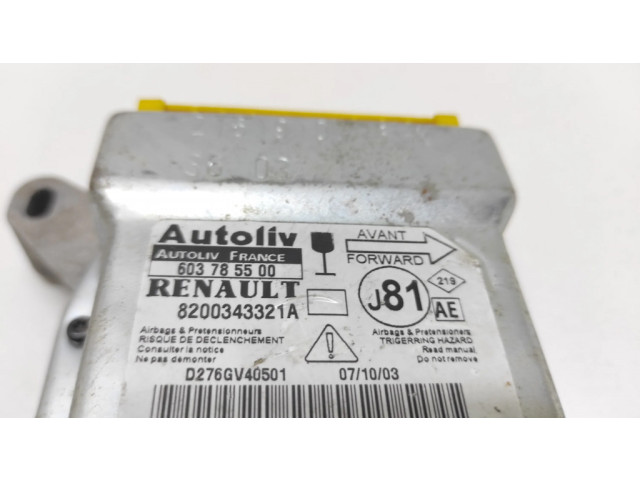 Блок управления 603785500, 8200343321A   Renault Espace -  Grand espace IV