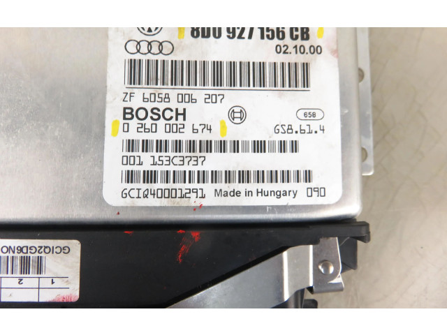 Блок управления коробкой передач 0260002674, 8D0927156CB   Audi A4 S4 B5 8D