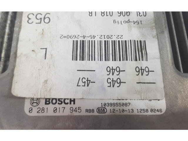 Блок управления двигателя 03L906018LB, 03L906018LB   Audi A6 S6 C7 4G