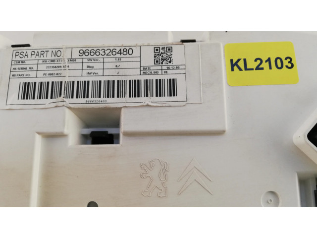 Панель приборов 9666326480, KL2103   Citroen C5       