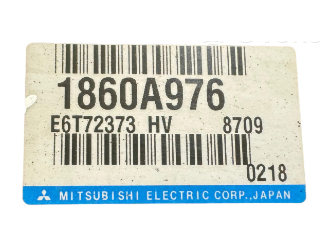 Řídící jednotka 1860A976, E6T72373   Mitsubishi Lancer VIII 2008