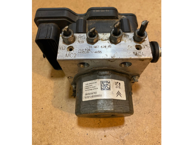 Jednotka ABS 9809264780, 87BTKB0594655   Peugeot 308 2015
