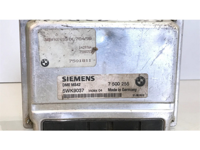 Řídící jednotka 7500255, 5WK9037   BMW 7 E38 1998