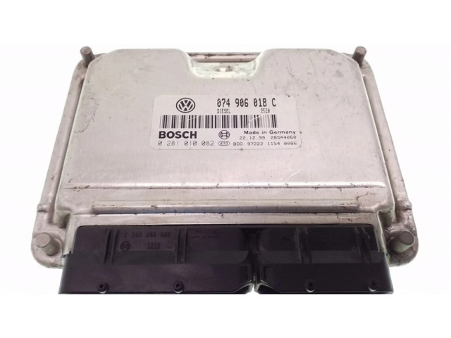 Блок управления двигателя 074906018C, 0281010082   Volkswagen Transporter - Caravelle T4