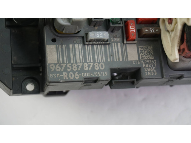 Pojistková skříňka Řídící jednotka BSM 9675878780   Peugeot 308 2011
