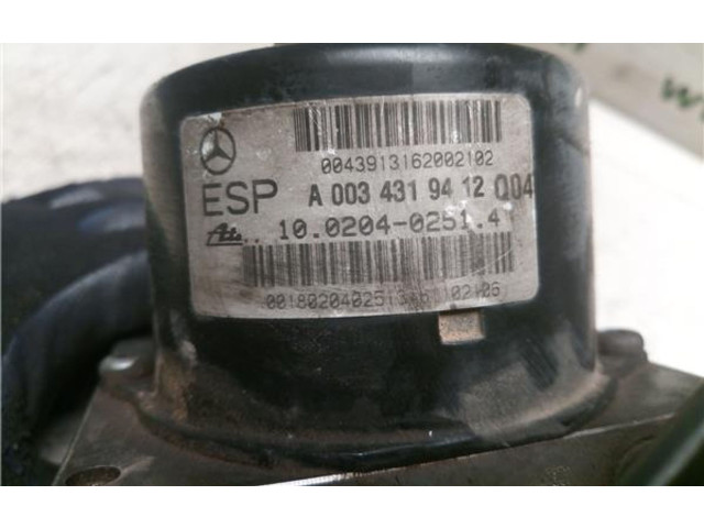 Блок управления АБС OM611962, A2095450232   Mercedes-Benz C W203