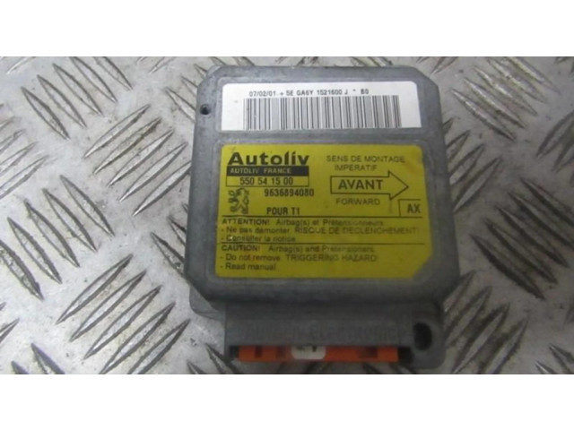 Блок подушек безопасности 550541500, 9636894080   Peugeot 206