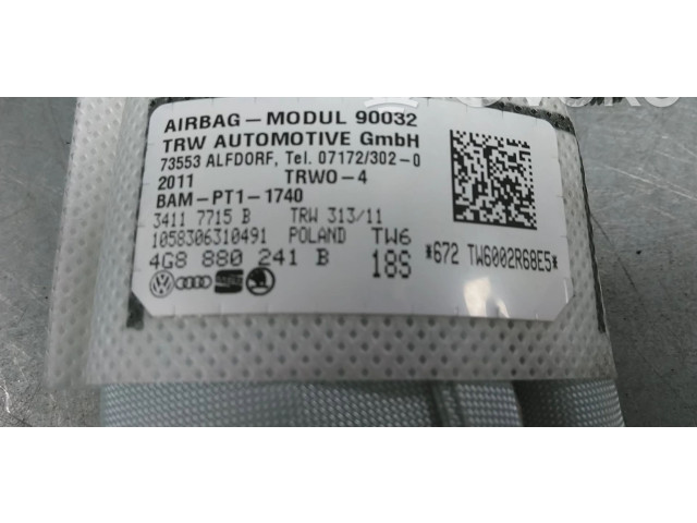 Подушка безопасности в сиденье 4G8880241B, 4G8880241D   Audi A6 S6 C7 4G