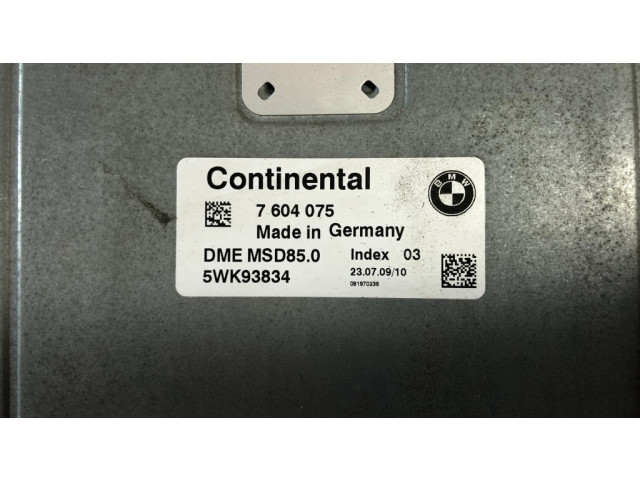 Řídící jednotka 7604075, 5WK93834   BMW 7 F01 F02 F03 F04 2009