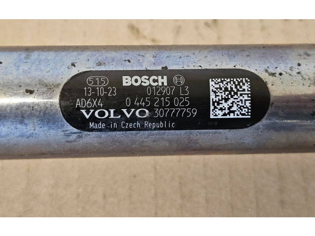 Топливная рампа 30777759, 0445215025   Volvo V60   для двигателя D 5204 T7