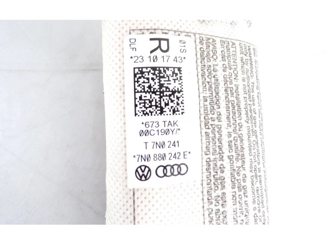 Подушка безопасности в сиденье 7N0880242E, 23101743   Volkswagen Sharan