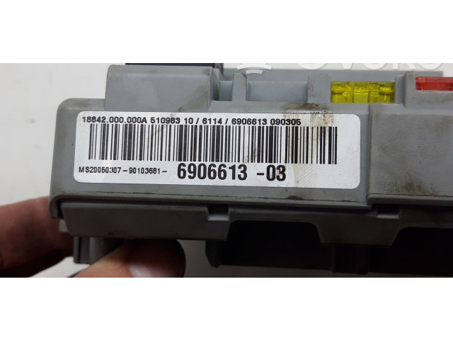   Pojistková skříňka 6906613, 106887   BMW 1 E81 E87 2005