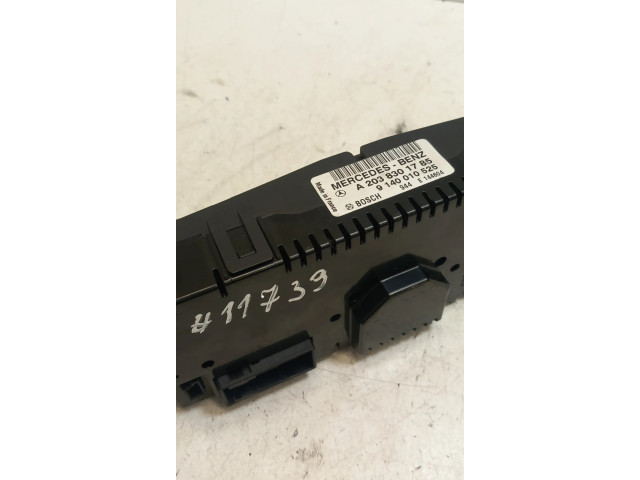 Блок управления климат-контролем A2038301785, 2038301785   Mercedes-Benz C W203