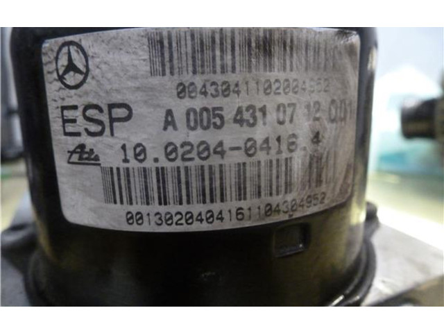 Блок управления АБС A0054310712, 10020404164   Mercedes-Benz CLK A209 C209