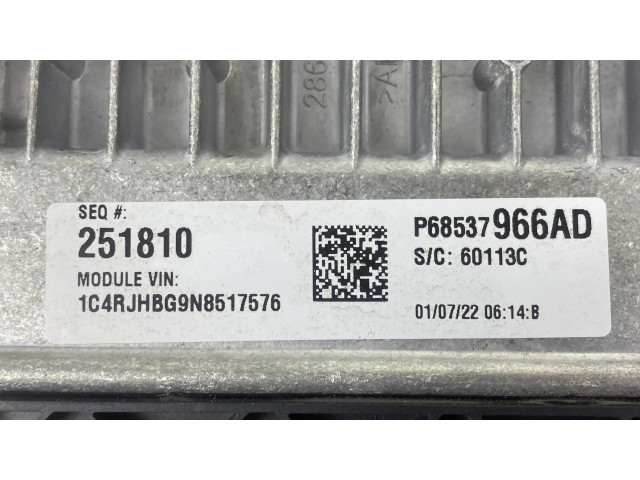Řídící jednotka 68437018AJ, P68537966AD   Jeep Grand Cherokee WL 2023