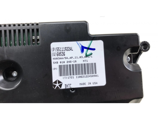 Блок управления климат-контролем 55111922AG, 55111922AH   Jeep Grand Cherokee