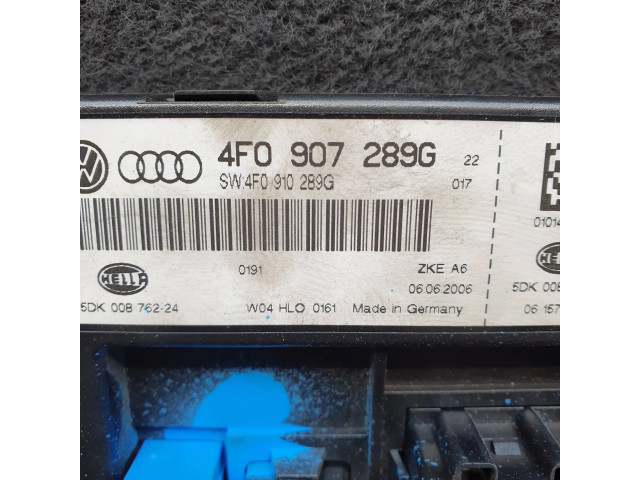 Блок управления 4F0907289G, 4F0910289G   Audi A6 S6 C6 4F