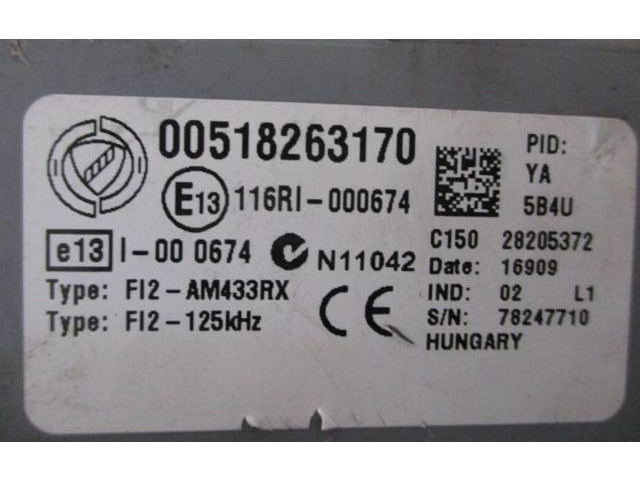 Блок комфорта 00518263170, N11042   Fiat Grande Punto   