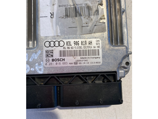 Řídící jednotka 03L906019AH, 03L906022FG   Audi A6 S6 C6 4F 2009
