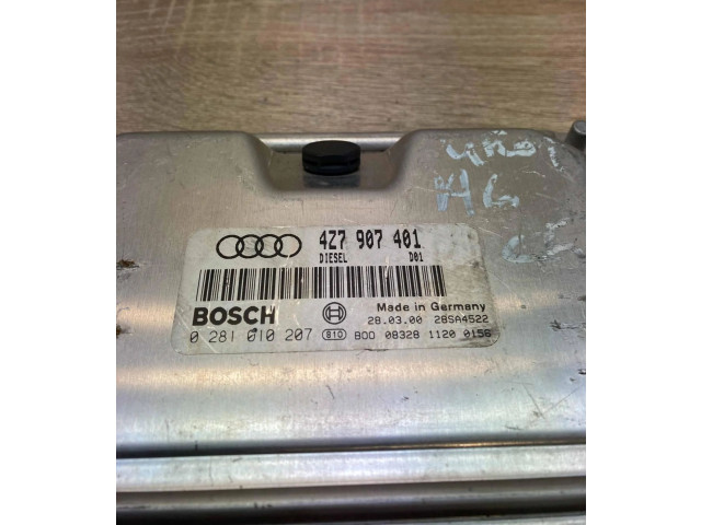 Řídící jednotka 4Z7907401, 0281010207   Audi A6 Allroad C5 1999