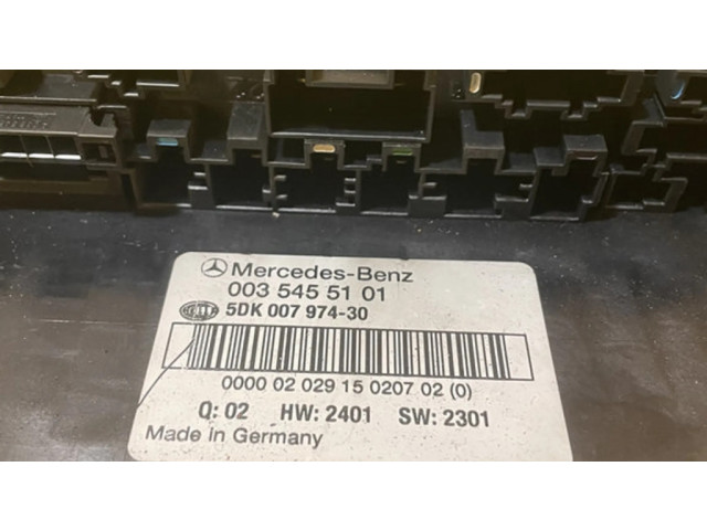 Блок предохранителей 0035455101   Mercedes-Benz E W211    