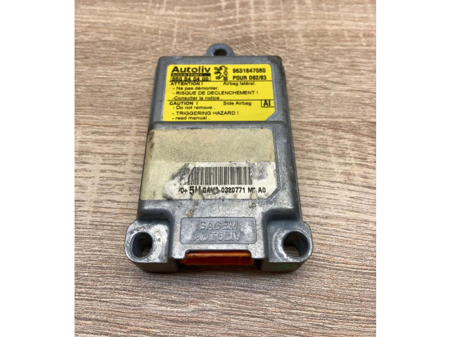 Блок подушек безопасности 550540400, 9631847080   Peugeot 406