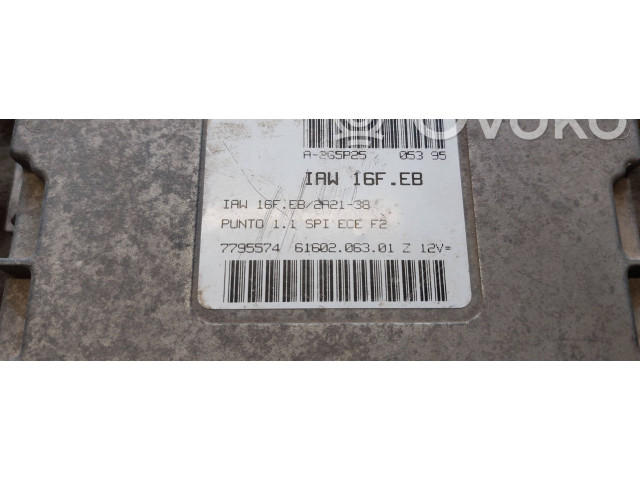 Блок управления двигателя 7795574, 6160206301   Fiat Punto (176)