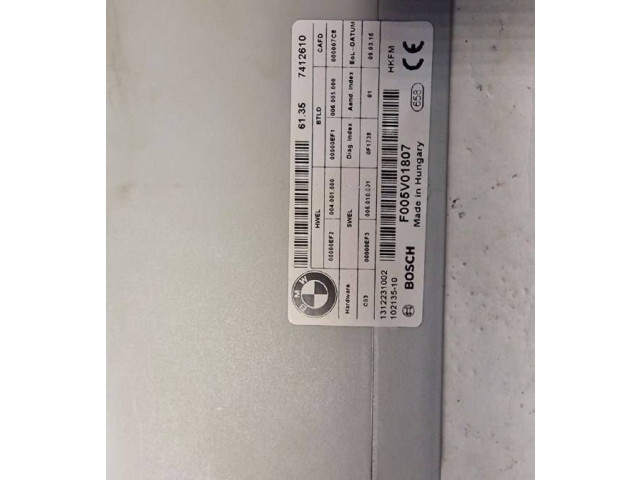 Блок управления крышки багажника 7412610, 1312231002   BMW 4 F36 Gran coupe