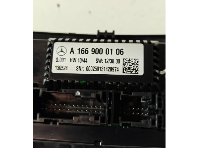 Блок управления климат-контролем A1669000106   Mercedes-Benz ML W166