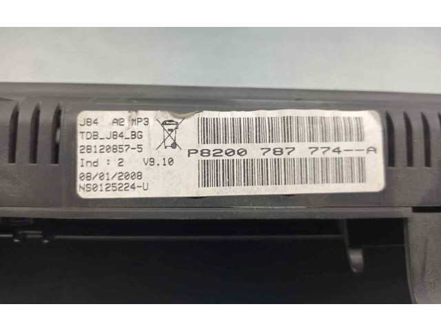 Přístrojová deska  Renault Scenic II -  Grand scenic II 2008 8200787774, 28120857  