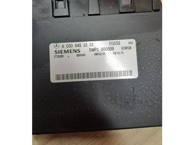 Блок управления коробкой передач A0305452332, 5WP20005BB   Mercedes-Benz C W203