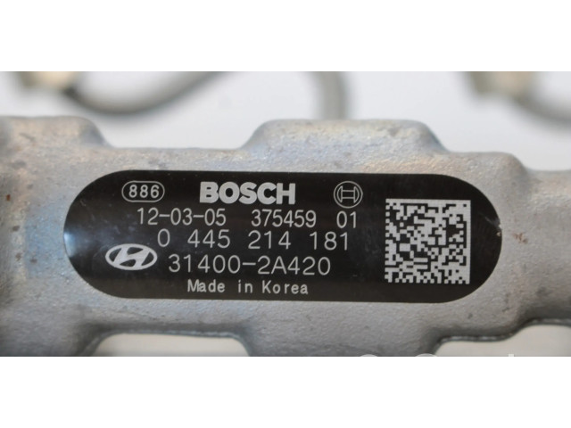 Vstřikovací lišta 31400-2A420, 0445214181   Hyundai i40  pro naftový motor 1.7 D4FD 