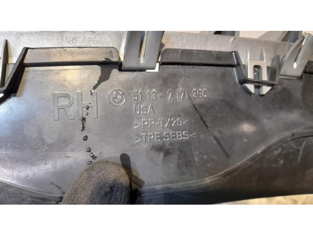 Верхняя решётка BMW X6 E71 2008-2014 года 51137171396, 7171396      