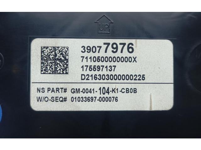 Přístrojová deska  Opel Astra J 2017 39077976  
